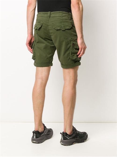 Pantalone cargo uomo Alpha Industries verde militare con patch Alpha Industries | 176203142